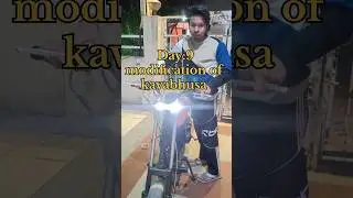 Day9 | Kavabhusa Bike Modification🔧|Rear LightWiring & LightTest💡#day9#shorts#kavabhusa#modification