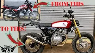Как построить Ducati Scrambler из Honda TMX Supremo 2019: Woods Customs 78