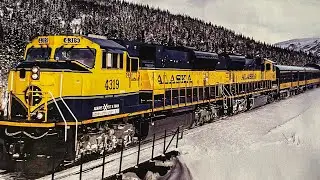 Alaska railroad freight and passenger trains working hard. #train #alaska #railroad 