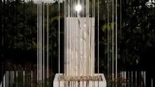 Finding Peace Within - A water feature hand carved by Shaugn Briggs
