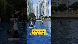STAYCATION AT AZURE URBAN RESORT RESIDENCES! 🥰🩵 #staycation FULL VLOG at @ShineaSaway Channel!
