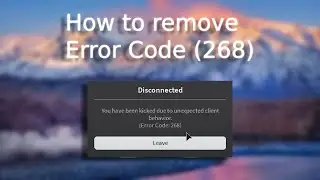 How to remove Roblox Error Code (268) Part 3
