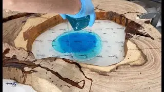 Episode 4 - Color Layer Build - Mango Morning Glory Pool Coffee Table