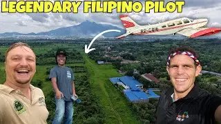 LEGENDARY FILIPINO PILOT - Old Philippines Airstrip in Batangas (Drone School)