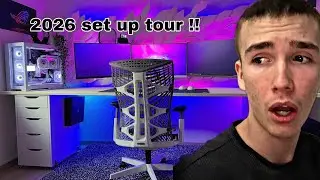 My bedroom/gaming set up tour. Built from nothing