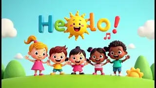The Hello Song for Kids | Fun Greeting Song to Learn English | Nursery Rhymes