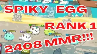 Rank 1 2408 MMR Plant God Mech Spiky Egg Aqua | Season 20 Off-Season | Axie Infinity