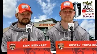 Sam Reinhart/Gus Forsling: Florida Panthers Home, Prep for Game 3 of Cup Final