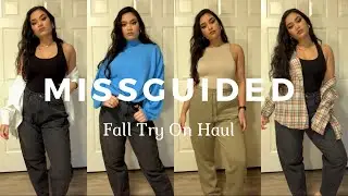 HUGE MISSGUIDED FALL(ISH) TRY ON HAUL | EMILY LISA JONES