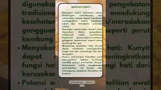 Kunyit: Rahasia Kesehatan Alamiah | Resep Alami Herbal