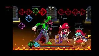 Jogando mais uma m&uacute;sica de Fnf do mod mario madness v2