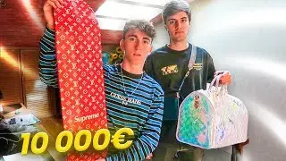 EL MAYOR COLECCIONISTA DE SUPREME X LOUIS VUITTON DE ESPAÑA *TABLA SKATE +10.000€* [bycalitos]