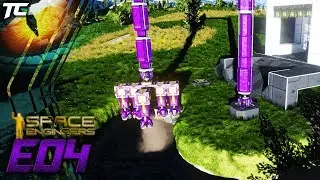 Space Engineers DIC Expansion || E04 - Temp Drill Rig || TimmyCarbine