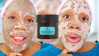 I Tried The Body Shop Face Mask! The Body Shop Himalayan Charcoal Purifying Glow Mask