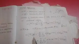 Conditional entropy