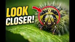 Caterpillar Macro Footage | Close-Up Insect Wildlife Video | #nature #wildlife