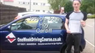 Intensive Driving Courses Cardiff Customer Review Joseph Hoy