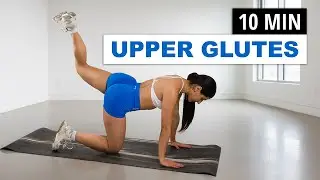 This workout will build you a BOOTY SHELF! 12 Exercises to Grow Upper Glutes, No Equipment, At Home