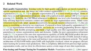논문 Segment Anything in High Quality (박현수 연구원) (Related Works - High -Quality Segmentation)