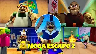 Mega Escape School [Update] - All New Bosses + New Cutscenes (Beta Roblox Showcase)