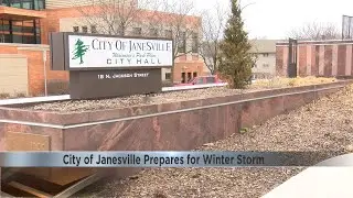 The City of Janesville prepares for a snowstorm, navigating winter weather uncertainty