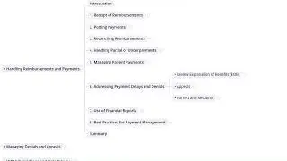 8.4  Handling Reimbursements And Payments I Medical Billing and Coding Essentials Course