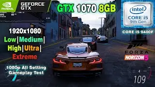 Forza Horizon 5 | GTX 1070 8GB + I5 9400F | 1080p All Settings FPS Test