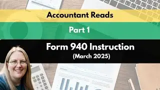 Accountant Read 941 Instruction 2025 - Part 1