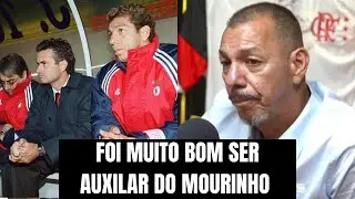 MOZER FALA COMO FOI SER AUXILIAR TÉCNICO DO MOURINHO 