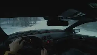 POV WINTER DRIFTING Mercedes CLK230 kompressor
