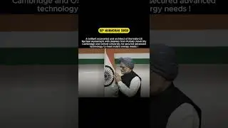 Most Educated Prime Minister Of India --- Manmohan Singh #shorts #success #motivation #facts