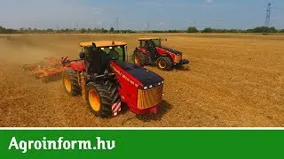 Két Versatile traktor extrém kötött talajon dolgozik!