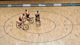 Radball WM Deutschland Schweiz 2. Halbzeit in Bremen 2024