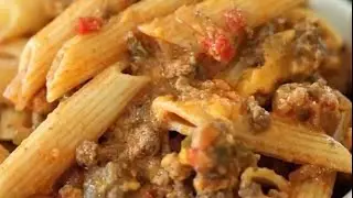 Creamy Ground Turkey Pasta.....Simple, Easy, Fast and Delicious