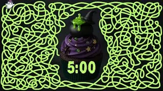 5 Minute Timer Bomb HALLOWEEN WITCH CUPCAKE