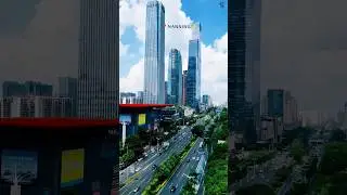 Nanning City Drone View 2025 | China&rsquo;s Modern Urban Beauty. #travelvlog #shorts