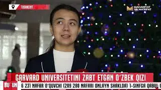 GARVARD UNIVERSITETINI ZABT ETGAN O'ZBEK QIZI