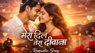 मेरा दिल तेरा दीवाना ❤️ | New Romantic Hindi Song 2025 | Love Melody | Copyright Free Song