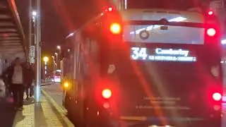 Here is the Brand New livery Stagecoach bus 26216 on the number 34 in Woking with the Christmas l