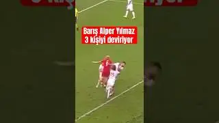 Barış Alper Yılmaz 3 kişiyi devirdi #barışalperyılmaz #t&uuml;rkiye #karadağ #millitakim