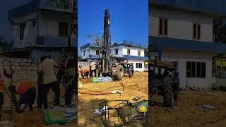 Piling foundation machine 💗👑🥰