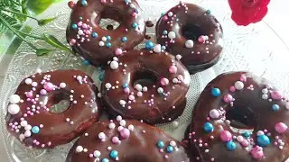 No Yeast Donuts Recipe | No Egg, NoYeast, No Oven | Curd Donuts Recipe Without Yeast & Egg | Donuts