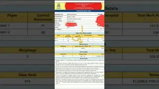 My UP B.ed entrance 2022 score card with rank got below 1k 🙂 #Shorts #upbed