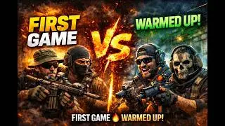 FIRST GAME vs WARMED UP&hellip; WAS THIS A BAD IDEA 😳 | BO6 2v2