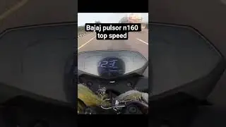 BAJAJ PUSOR N160 TOP SPEED😱🥶