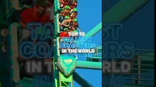 Top 10 TALLEST ROLLER COASTERS In The World #rollercoaster #themepark #edit #coaster #world #top10