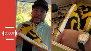 Fat Joe Receives 1 of 36 Rare Nike Dunk High &lsquo;Wu-Tang&rsquo; Special Edition Box!