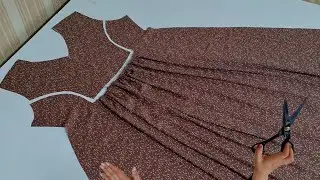 ✂️Stylish Very Easy Design Dresses ❣️Summer Trends Dresses Cut and 5 minute Sew and 10 Minutes 🍁