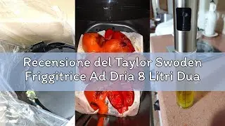 Recensione del Taylor Swoden Friggitrice Ad Dria 8 Litri Dual Blaze™, Air Fryer XXL 2000W, 10 Progra