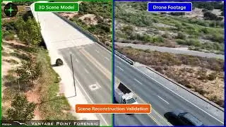 Forensic Animation: Scene Validation /Camera Tracking - Cow Camp Rd orbit